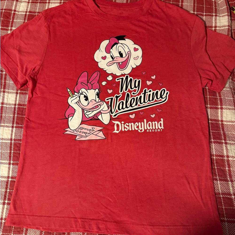 Disney Red 'My Valentine' Kids Tee